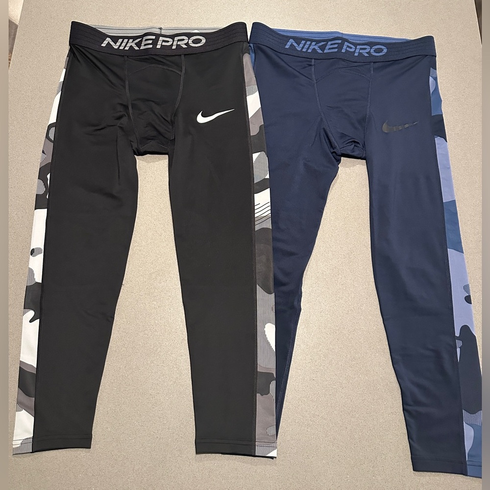 *NWOT* Set of 2 Men’s Nike Pro Crop Dri-Fit Fitness Tights